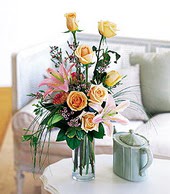  Siirt online çiçekçi , çiçek siparişi  cam yada mika vazo içerisinde gül kazablanka