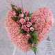 kalp pano karankil ve güller   Siirt çiçek satışı 