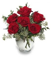 Vazo içerisinde 5 adet kırmızı gül  Siirt çiçek gönderme sitemiz güvenlidir 